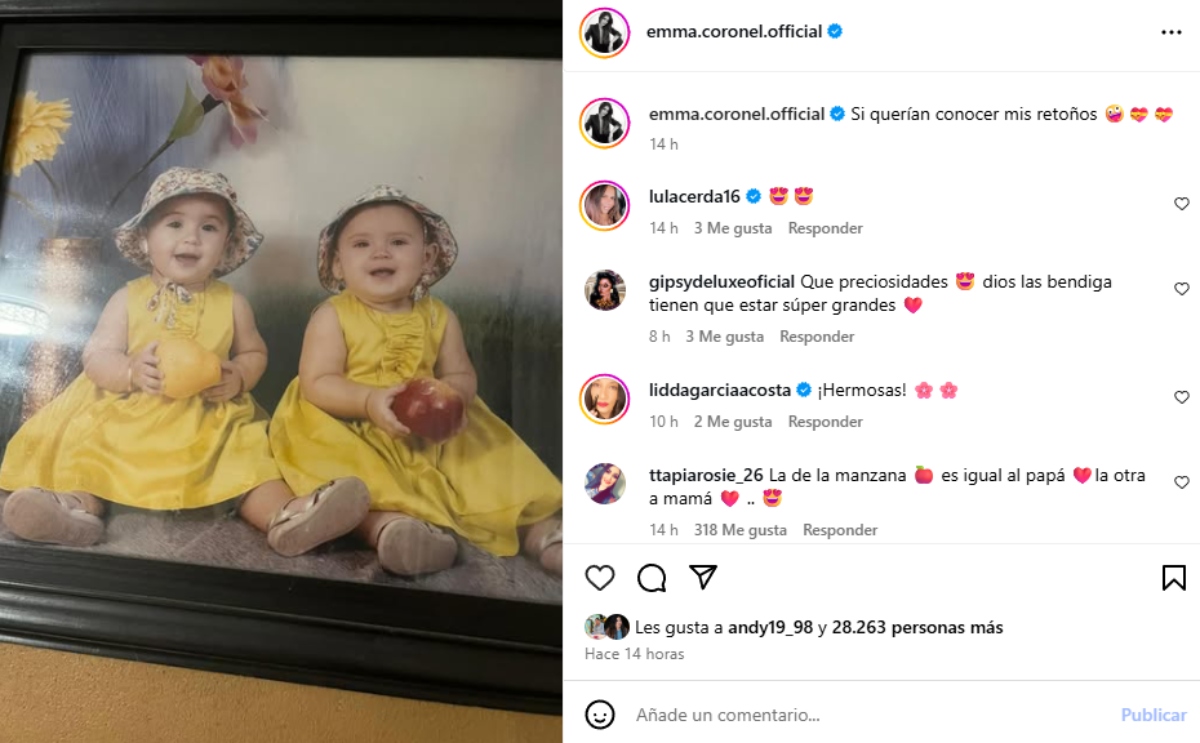 La inesperada imagen de las hijas de El Chapo